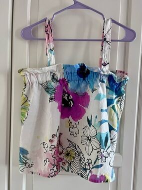 Handmade ruffle top tank sz M
